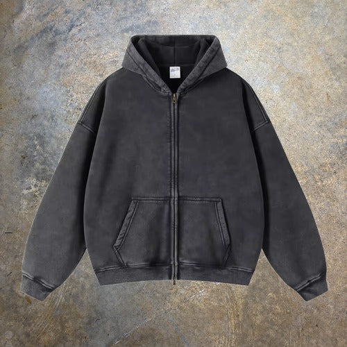 Washed Zip