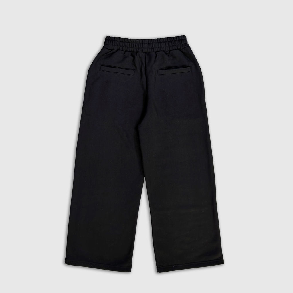 Jet Black Baggy Sweatpants