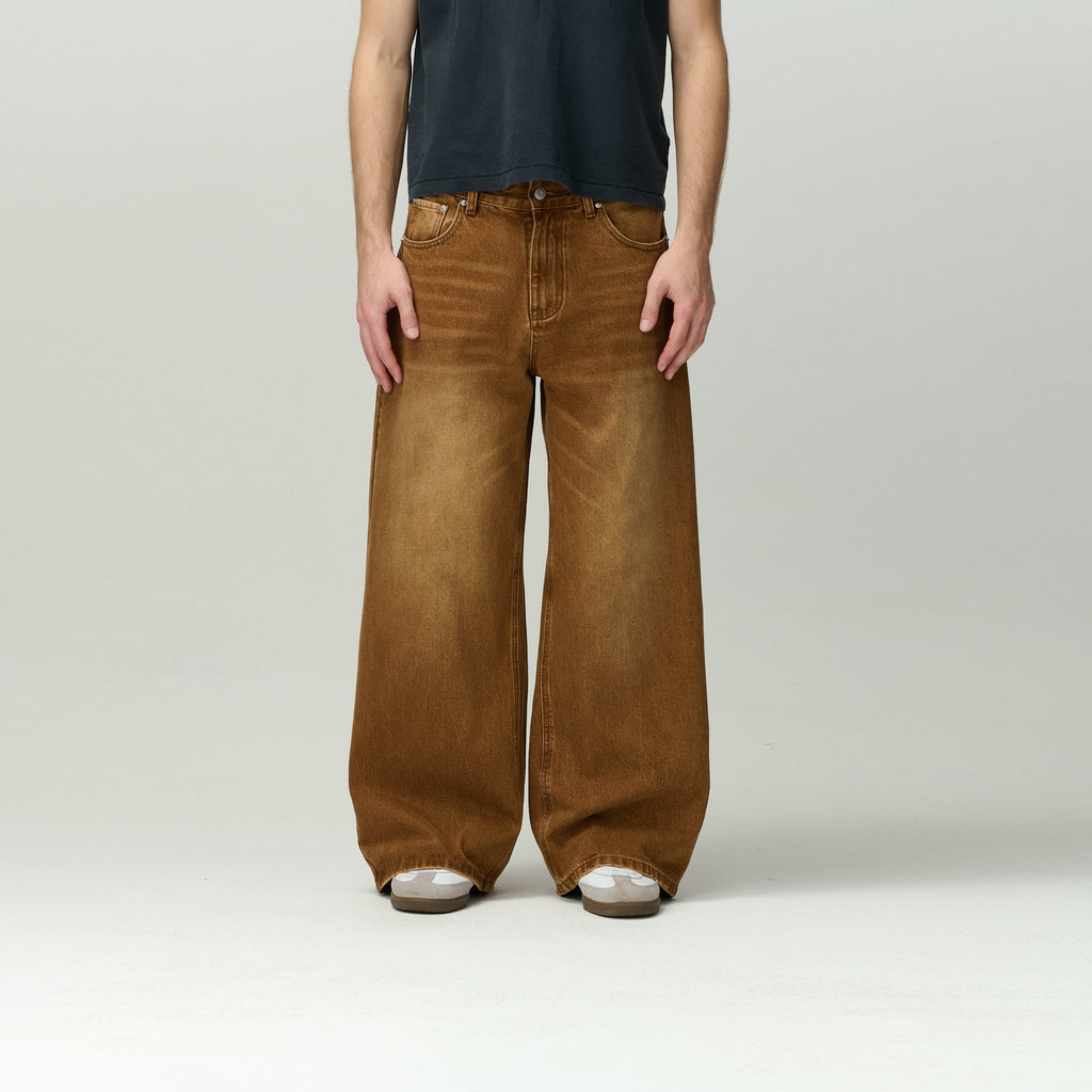 Brown Wash Denim