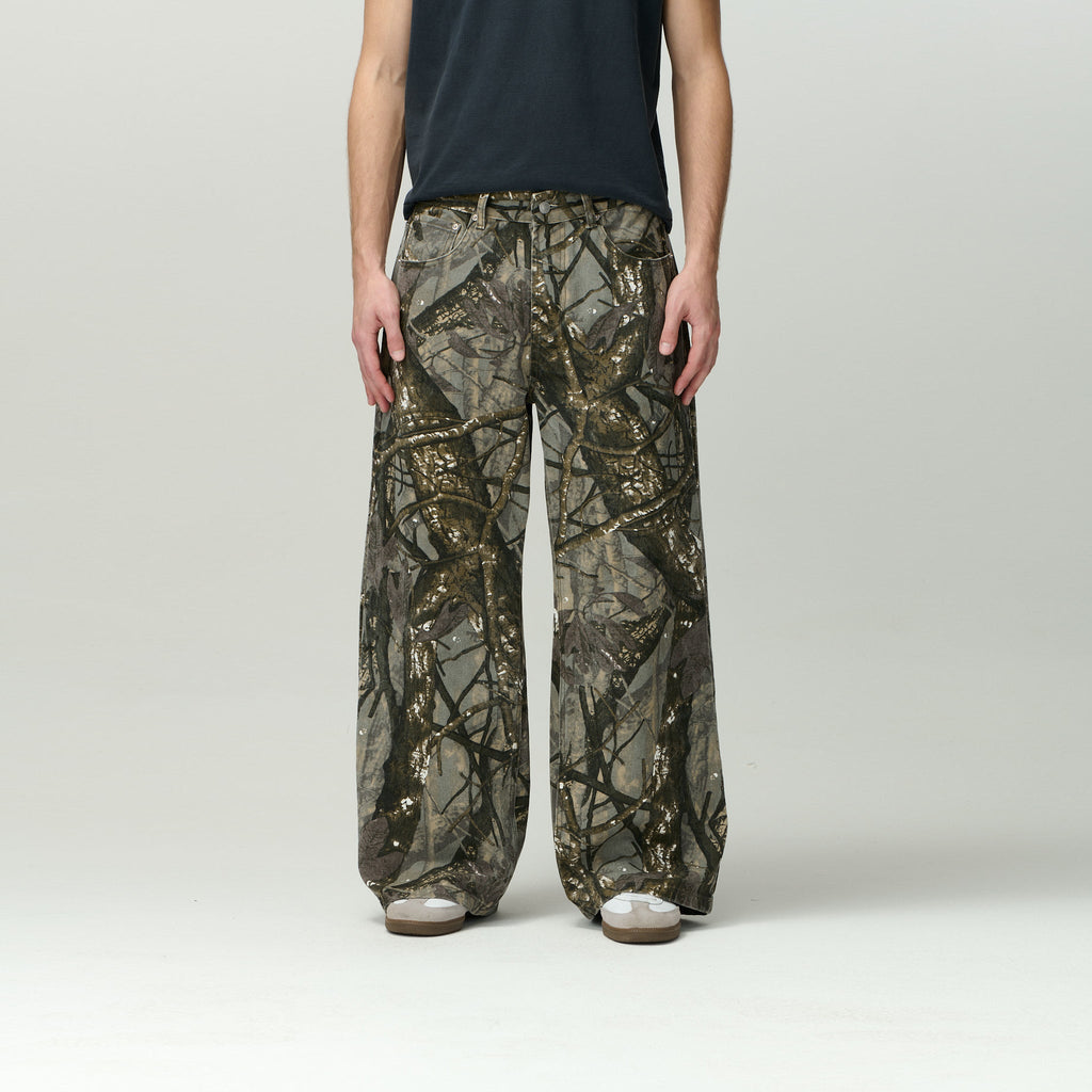 Woodland Camo Denim